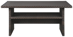 Easy Isle - Dark Brown / Beige - RECT Multi-Use Table