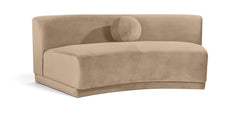 Avra - Velvet Performance Fabric Upholstered Armless Sofa
