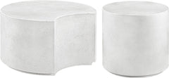 Imperia - Concrete Indoor / Outdoor Coffee Table - White