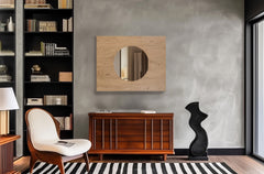 Optic - Oak Wood Frame Mirror