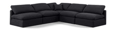 Indulge - Linen 5 Piece Modular Corner Armless Sectional