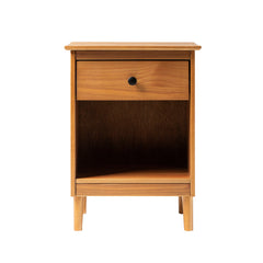 Classic 1 Drawer Nightstand With Cubby