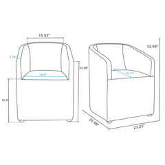 Anna - Round Armchair