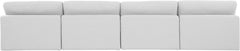 Comfy - Linen Modular Armless Sofa 4 Seats