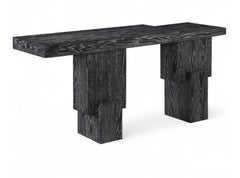 Anzio - Oak Veneer And Solid Wood Console Table