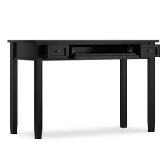 Warm Shaker - Writing Desk With Drawers - Black