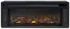 Entertainment Accessories - Black - Fireplace Insert - Rectangular