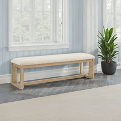 Backless Upholstered Dining Bench