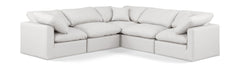 Indulge - Faux Leather 5 Piece Modular Corner Sectional