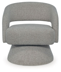 Nashkins - Swivel Accent Chair - Pebble