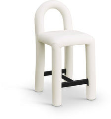 Amari - Faux Leather Stool