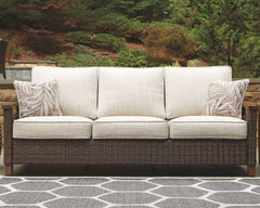 Paradise Trail - Medium Brown - Sofa with Cushion