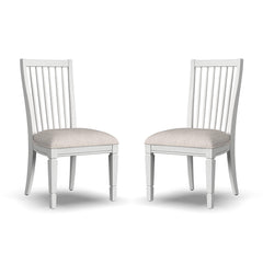 Melody - Upholstered Dining Chair (Set of 2) - White