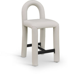 Amari - Faux Leather Stool