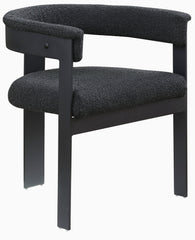 Romeo - Boucle Dining Chair With Black Base (Set of 2)