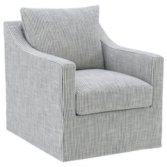Winter - Upholstered Sloped Arm Accent Swivel Chair