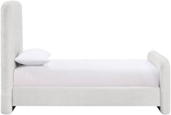 Fira - Chenille Fabric Upholstered Bed