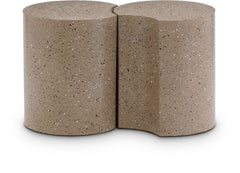 Dimple - End Table - Terazzo Finish