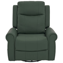 Manual Recliner Chair With 270 Degree Swivel, Massage & Heating, Dual Reclining Positions