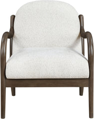 Helmsley - Performance Fabric Upholstered Accent Chair - Brown Frame