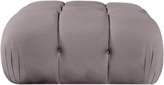 Orin - Velvet Performance Fabric Upholstered Modular Ottoman