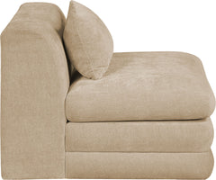 Stellar - Chenille Fabric Upholstered Modular Armless Chair