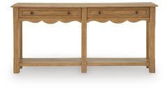 Whitmund - Console Sofa Table - Light Brown