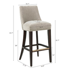Beever - Barstool With Backrest