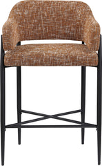 Dame - Fabric Upholstered Counter Stool (Set of 2)
