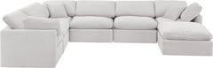 Indulge - Velvet 7 Piece Modular Sectional