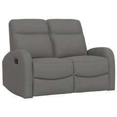 Manual Reclining Loveseat With Dual Seating Support For Living Room