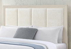 Mariah - 5 Piece Full Bedroom Set (Bed, Dresser & Mirror, Nightstand, Chest) - Beige