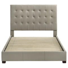 Medley - Genuine Leather Platform Bed