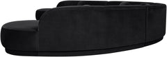 Avra - 189" Velvet Performance Fabric Upholstered Sectional