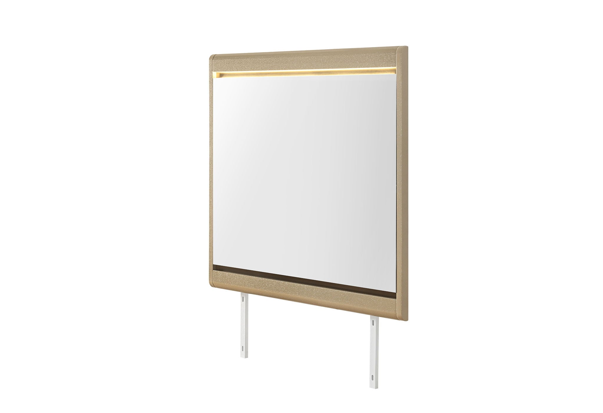 Genesis - Mirror With LED - Gold