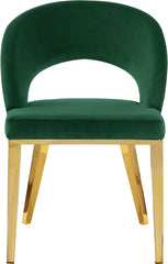 Roberto - Dining Chair with Gold Legs