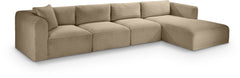 Shaggy - Fabric 4 Piece Modular Sectional