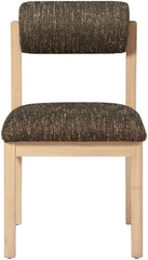Roundhill - Fabric Dining Chair (Set of 2) - Natural Frame