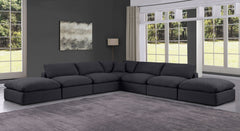 Comfy - 7 Piece Linen Modular Corner Sectional