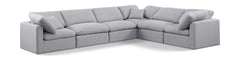 Indulge - Linen 6 Piece Modular Corner Sectional