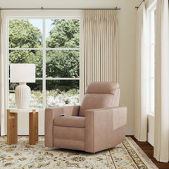 Dutch - Power Swivel Gliding Recliner With Power Headrest, Lumbar, Heat & Massage