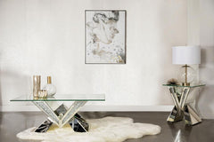 Taffeta - Mirrored Coffee Table Set