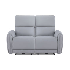 Jeromie - Power Motion Loveseat With USB Port - Gray