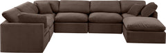 Indulge - Velvet 7 Piece Modular Sectional
