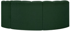 Arc - Boucle Fabric 3 Piece Modular L-Shaped Sofa