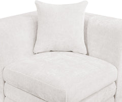 Stellar - Chenille Fabric Upholstered Modular Corner Chair