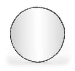 Hammer - Round Iron Mirror