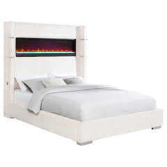 Tisdall - Upholstered Fireplace Bed