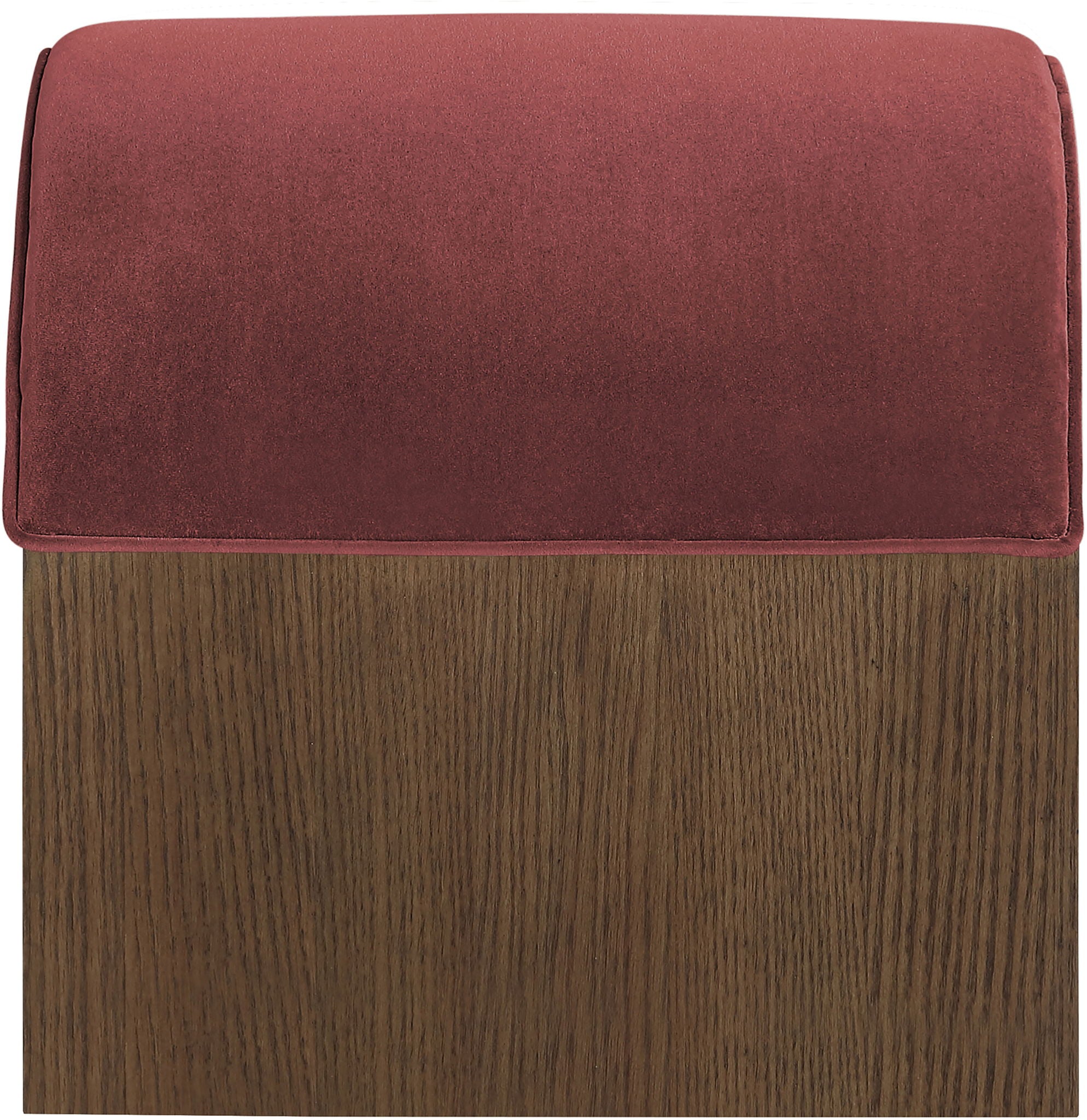 Sable - Velvet Performance Fabric Upholstered Bench