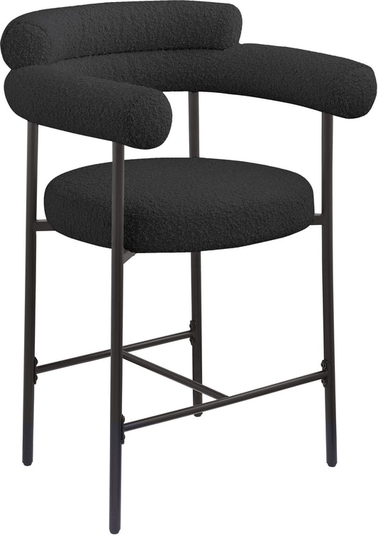 Blake - Counter Stool With Black Base (Set of 2)